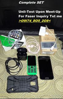 Complete Set TAKE ALL Smartphones Authentic Samsung Galaxy S5 Duos Nokia 215