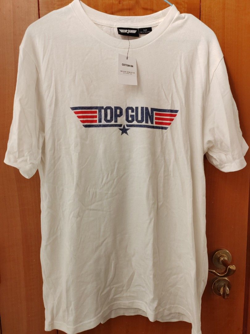 Cotton on top gun tee topgun zara diesel uniqlo T shirt Carousell
