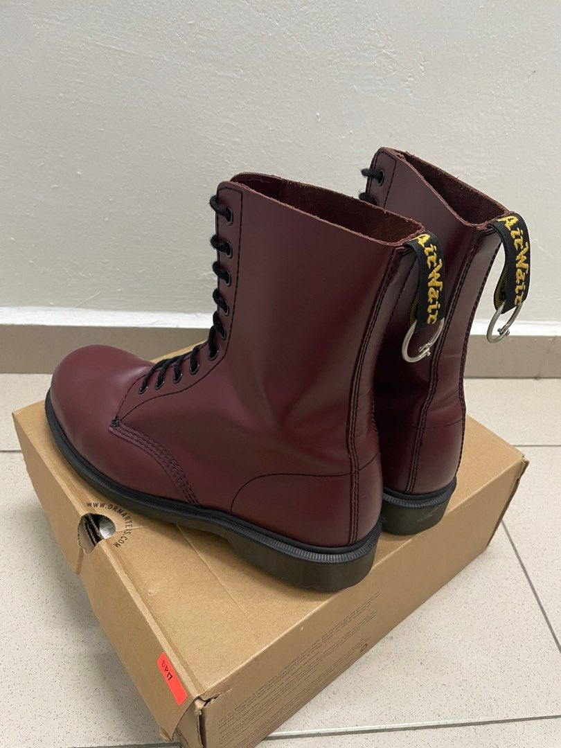 Dr martens 1919 cherry red smooth core best sale
