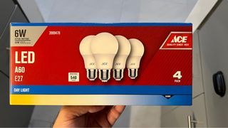 E27 LED bulb 6 watts 4 pcs