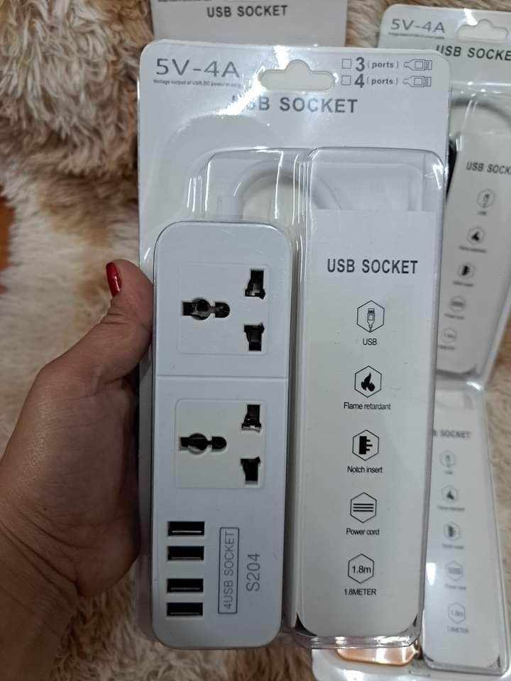 EXTENSION CORD WITH USB PORT (Category: Electrical, Adaptors & Sockets) located in Quezon City. Submitted by fconnie15407950 (Listing ID 1309273830, Image 2). Description: .
