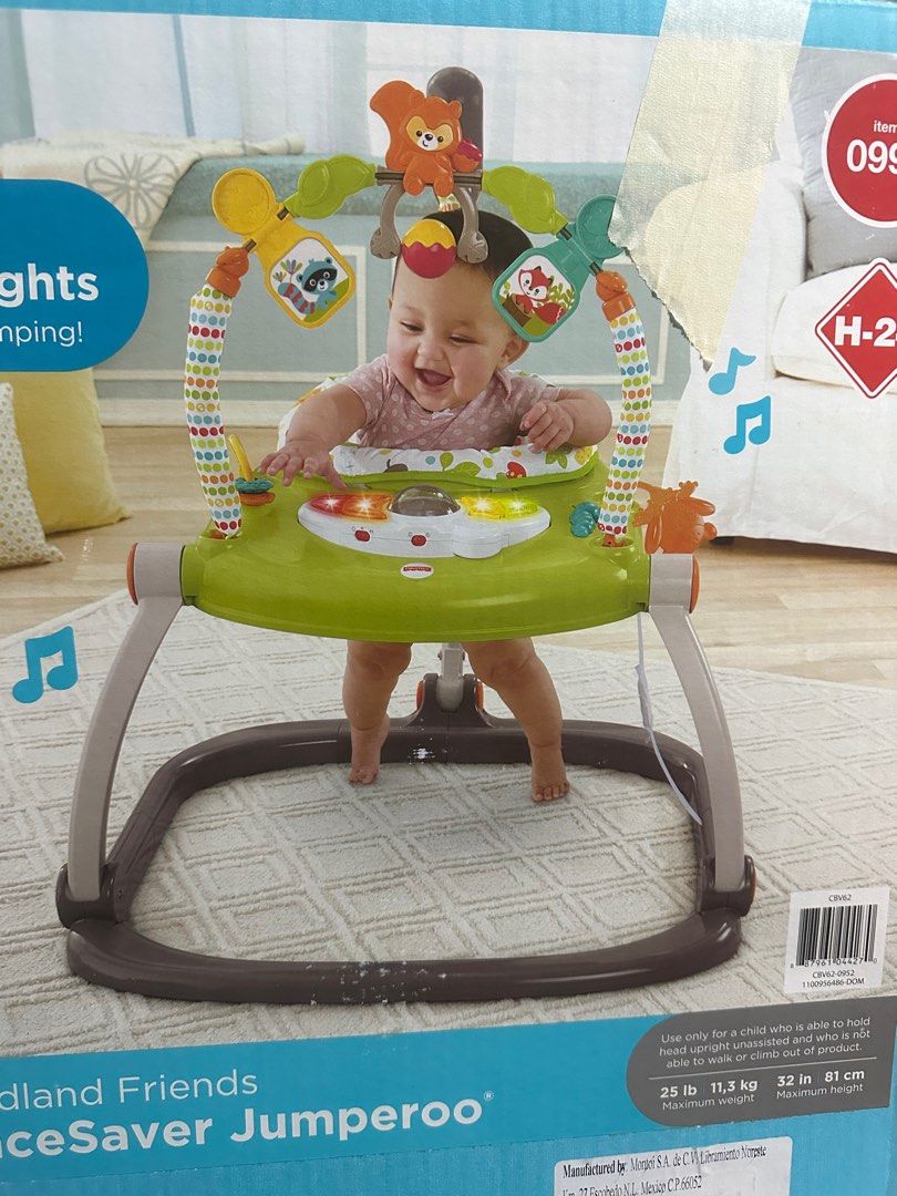 FisherPrice SpaceSaver Jumperoo, Babies Kids, Infant Playtime on