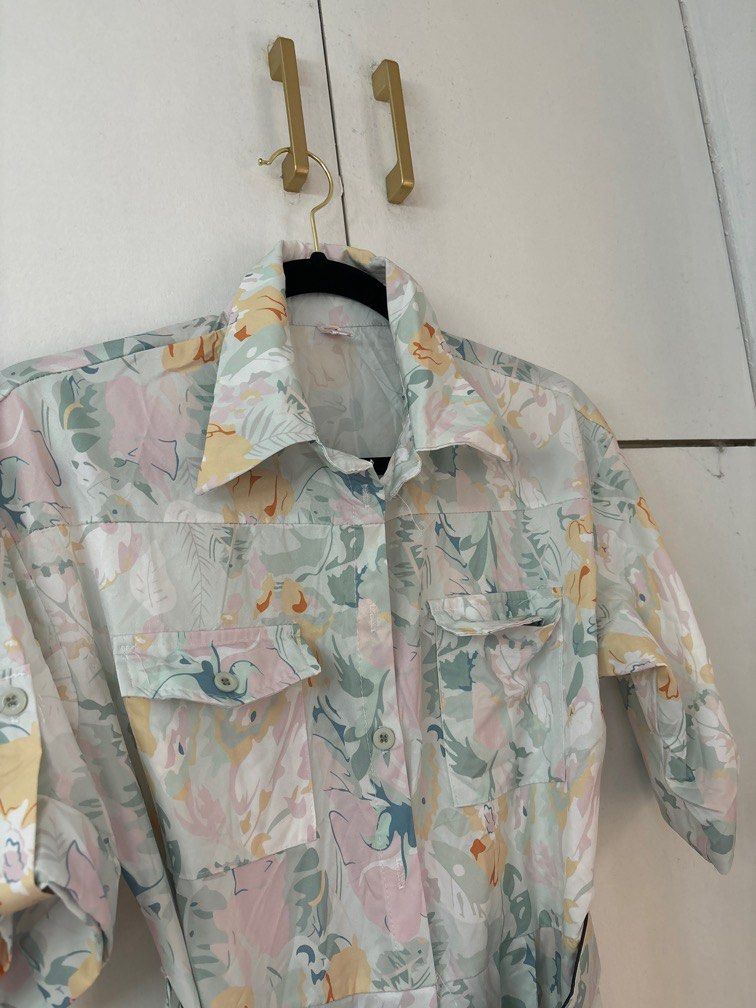 Floral Jumpsuit with Belt (Category: Jumpsuits) located in Manila. Submitted by shop_overflow (Listing ID 1309259155, Image 2). Description: .