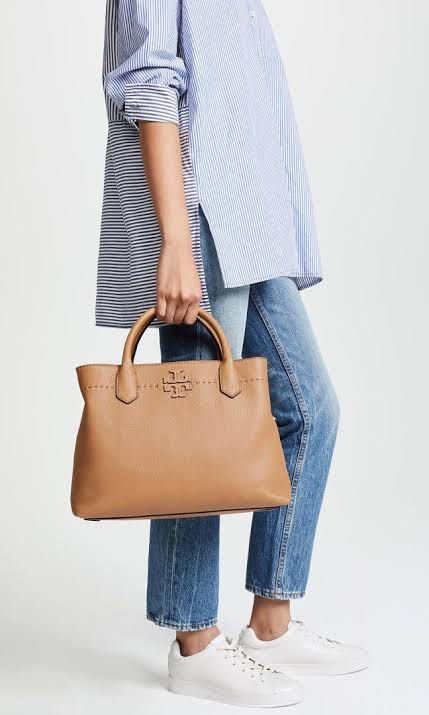 For Preorder Tory Burch McGraw Triple Compartment Satchel Bag Luxury Bags Wallets on Carousell
