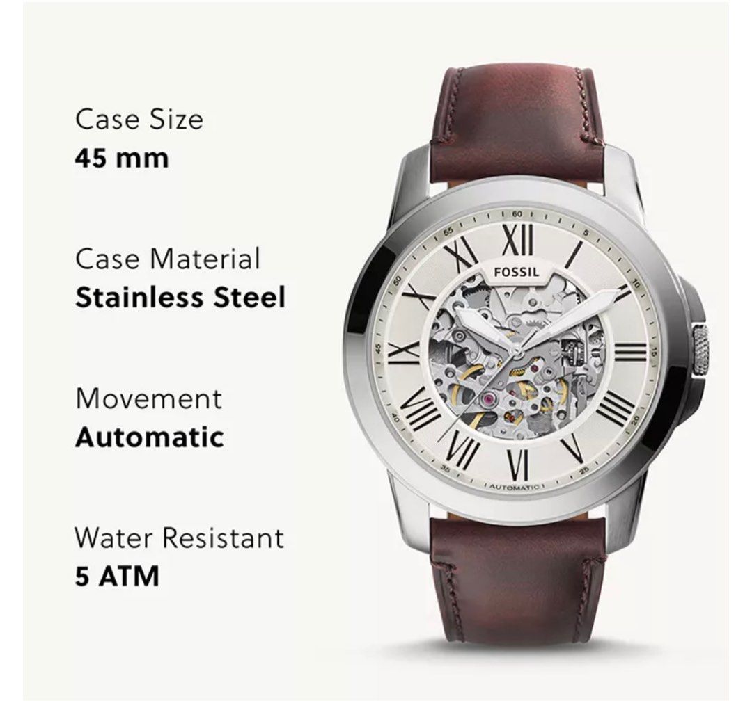 FOSSIL ME3099 Automatic Unisex watch Men s Fashion Watches Accessories Watches on Carousell