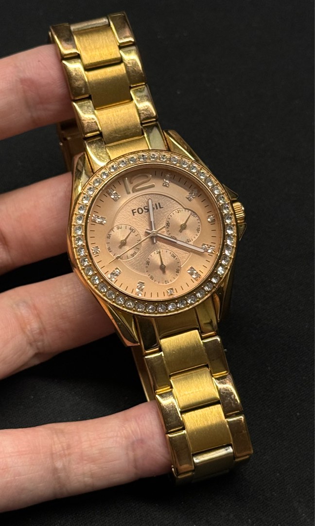 Fossil rose gold watch ES 2811