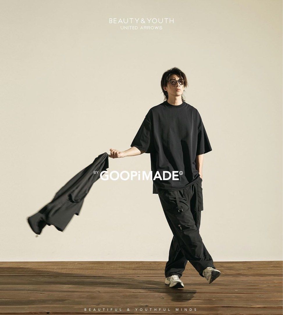 Goopimade “BY-P01” 3D Pleated Utility Trousers by GOOPiMADE, 他的