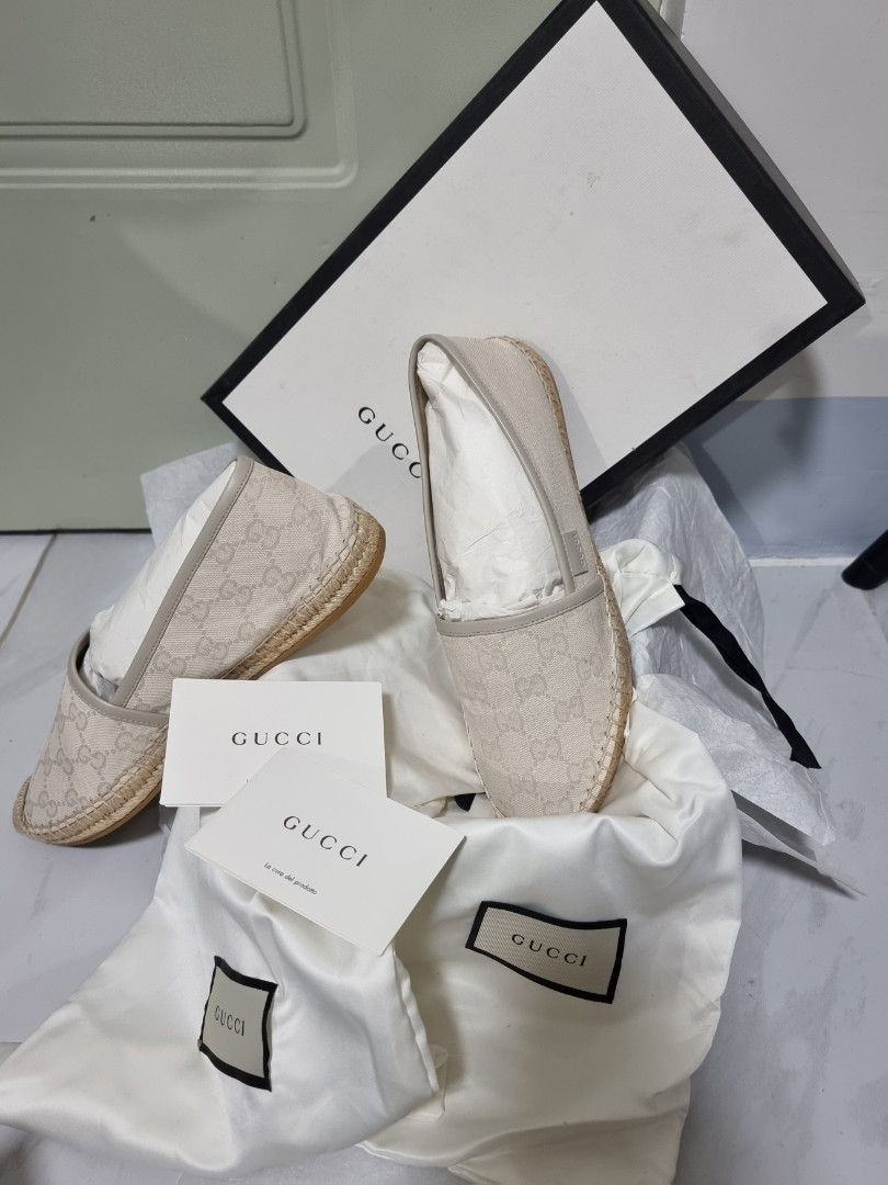 Gucci - 38 Espadrille (Category: Sneakers & Footwear) located in Bulacan. Submitted by drellise (Listing ID 1309282192, Image 1). Description: WTS LFB UFS — Size 38 — Store bought — Complete inclusion.