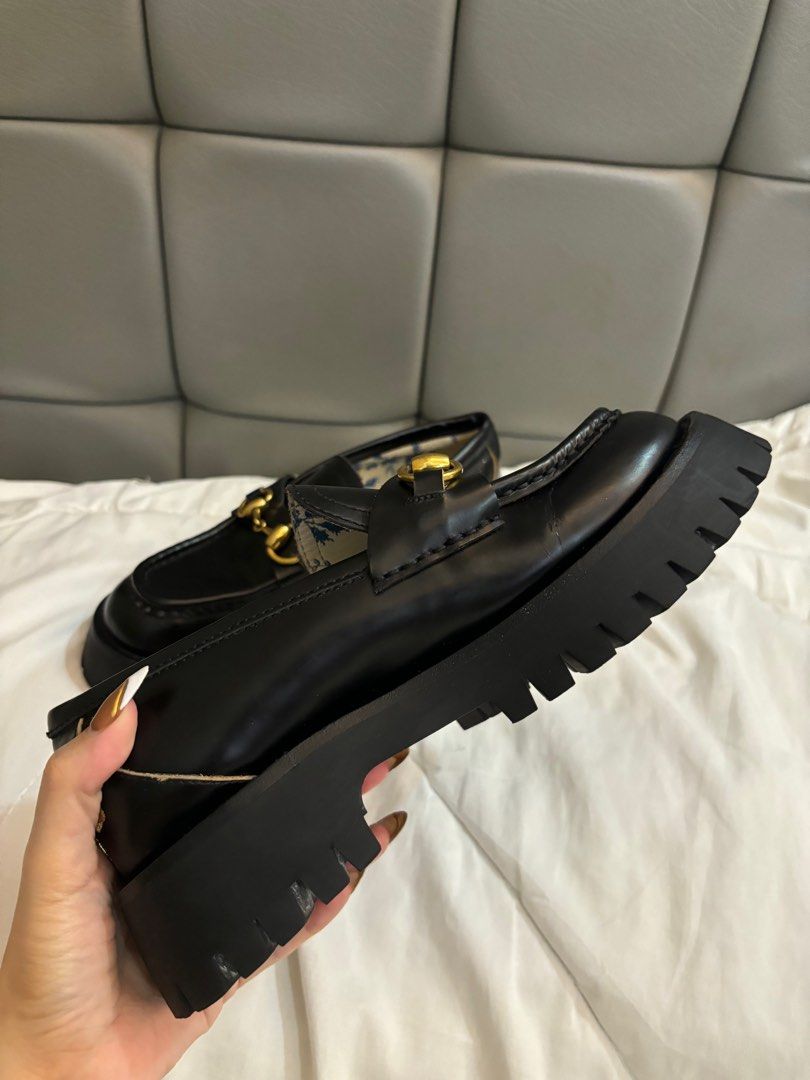 GUCCI FLATFORM LOAFERS