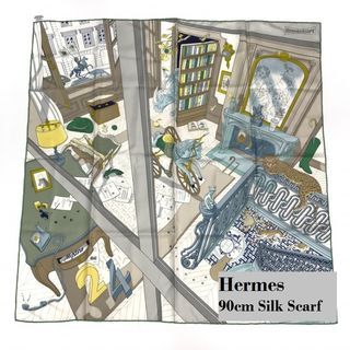 Hermes 90cm Silk Scarf