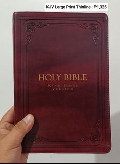 Holy Bible King James Version Large Print Thinline