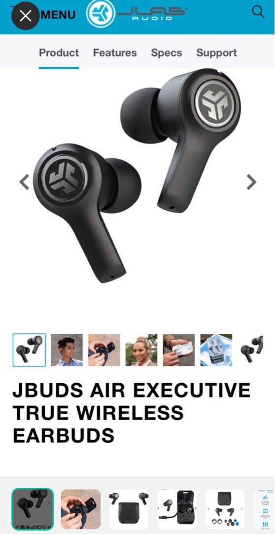 JLAB JBUDS AIR EXECUTIVE TRUE WIRELESS EARBUDS (Category: Earphones) located in Las Pinas. Submitted by masterjac (Listing ID 1309289858, Image 1). Description: Brandnew. Sealed. Buyer to book own courier from Mondays to Thursdays between 7:00 AM to 3:00PM. Location is near Festival mall Alabang..