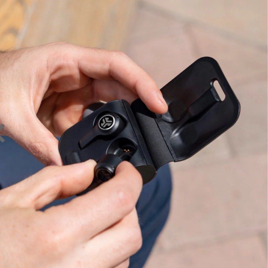 JLAB JBUDS AIR EXECUTIVE TRUE WIRELESS EARBUDS (Category: Earphones) located in Las Pinas. Submitted by masterjac (Listing ID 1309289858, Image 2). Description: Brandnew. Sealed. Buyer to book own courier from Mondays to Thursdays between 7:00 AM to 3:00PM. Location is near Festival mall Alabang..