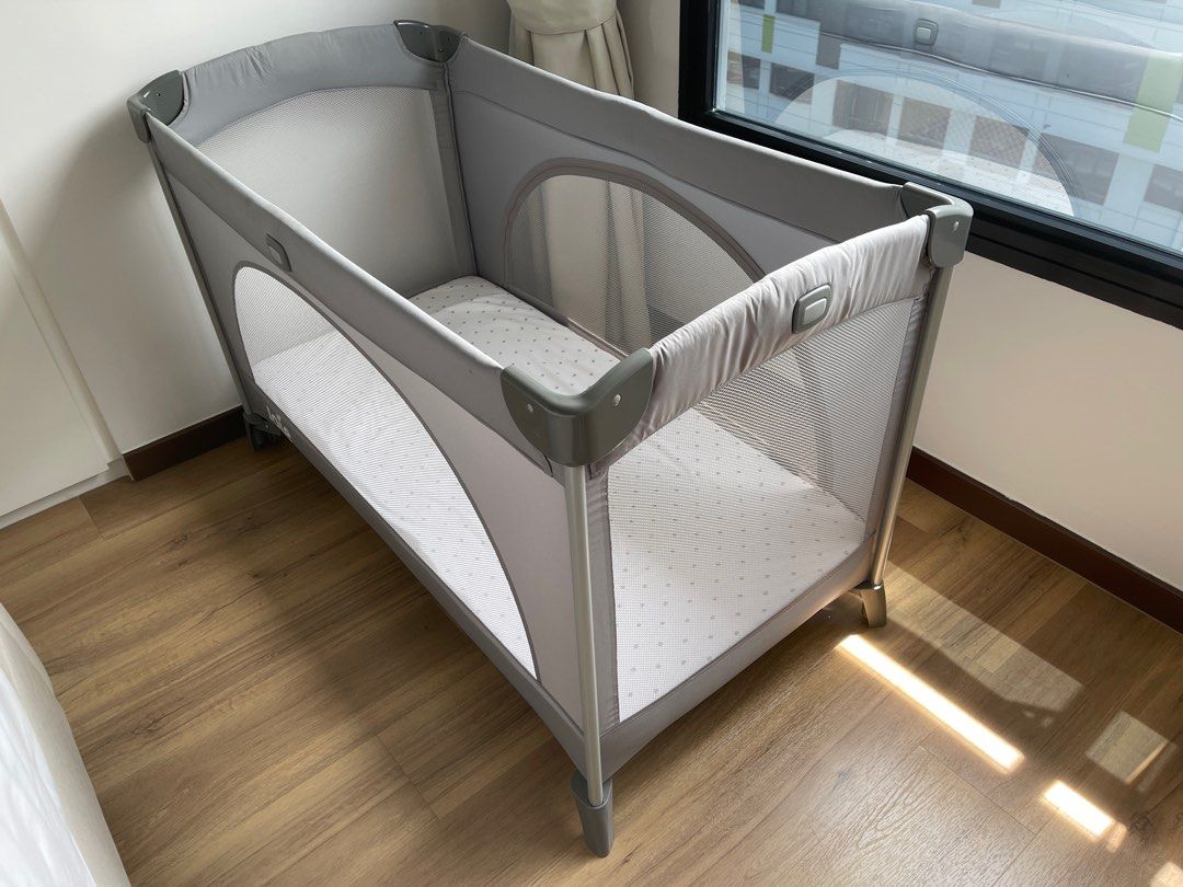 Joie allura travel cot mattress sale