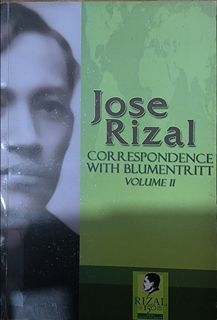 Jose Rizal Correspondence with Blumentritt vol.2
