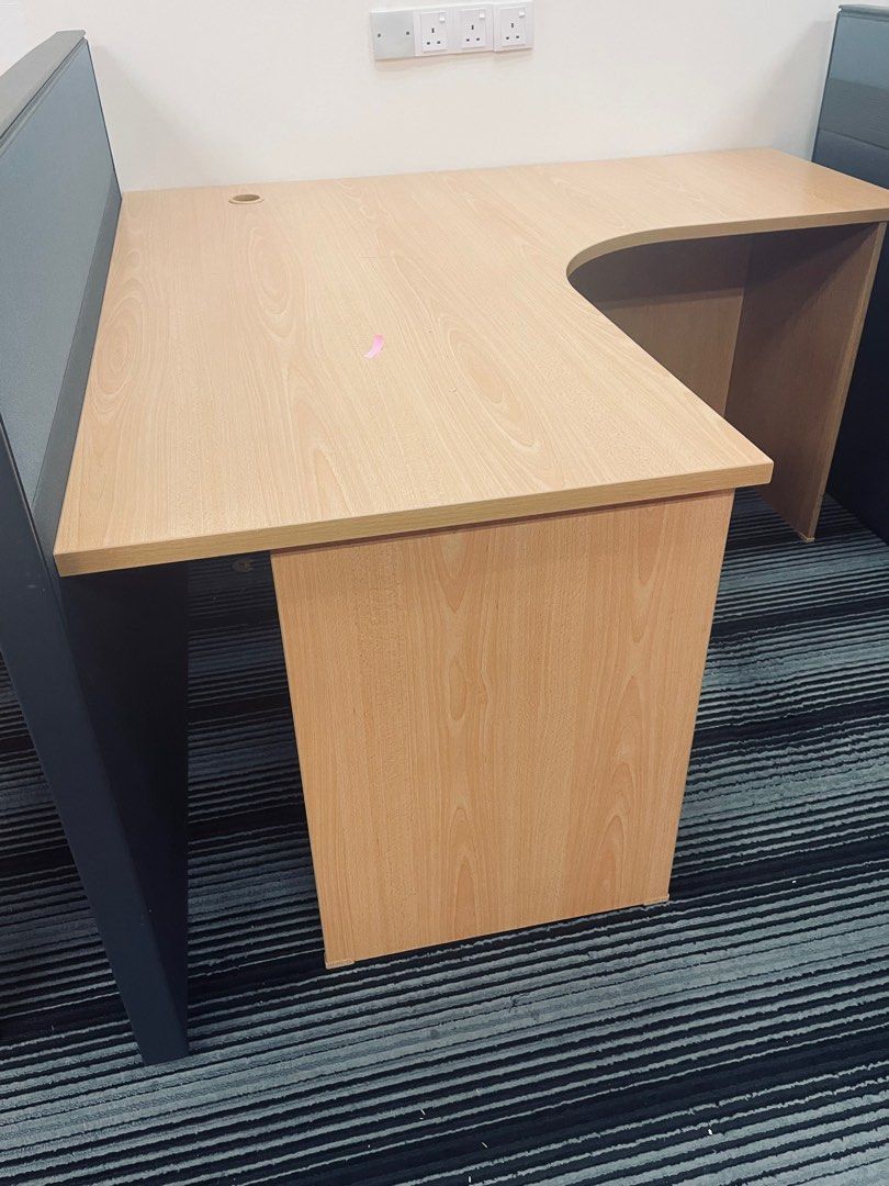 L Shape Office Table, Furniture & Home Living, Furniture, Tables & Sets