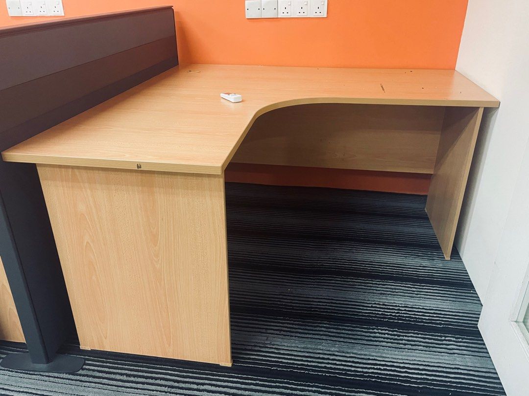 L Shape Office Table, Furniture & Home Living, Furniture, Tables & Sets