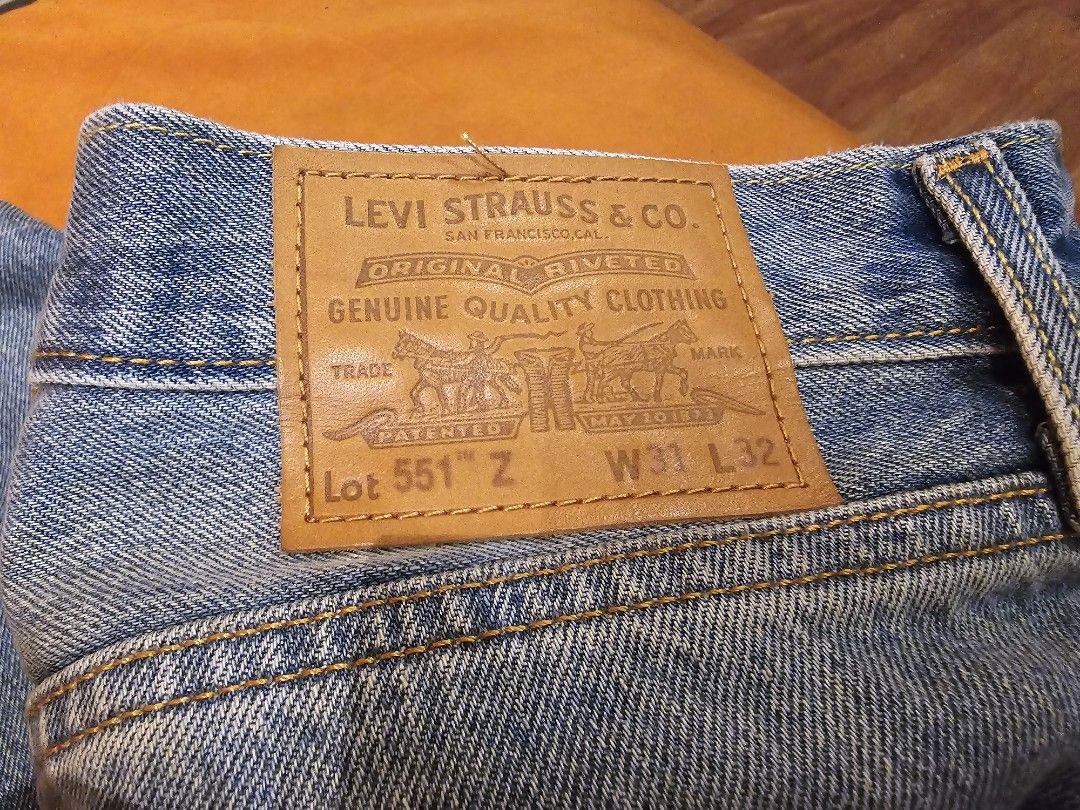 LEVIS 551 (Category: Jeans) located in Quezon City. Submitted by b.caster (Listing ID 1309298784, Image 3). Description: Authentic Levis 551 waist 31 length 32 bought in Paris France.