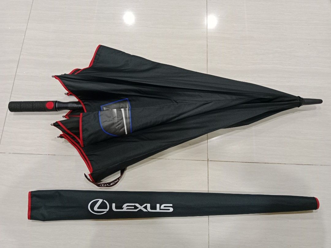 LEXUS  長傘　雨傘 💎五一車品💎禮品雨傘凌志LEXUS 雨傘原廠裝汽車長柄折疊全自動