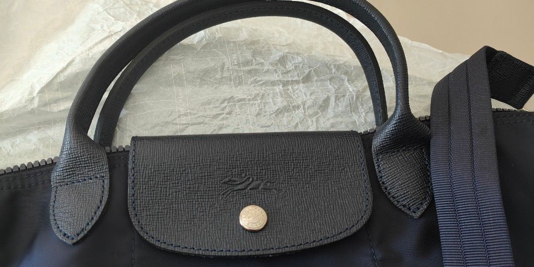 LONGCHAMP NEO NAVY MEDIUM WITH LONG STRAP L1515578006