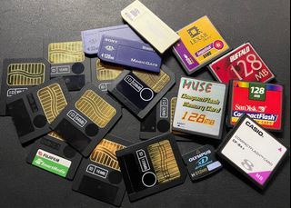 Low Capacity Memory Cards for Your Oldschool Digital Cameras.