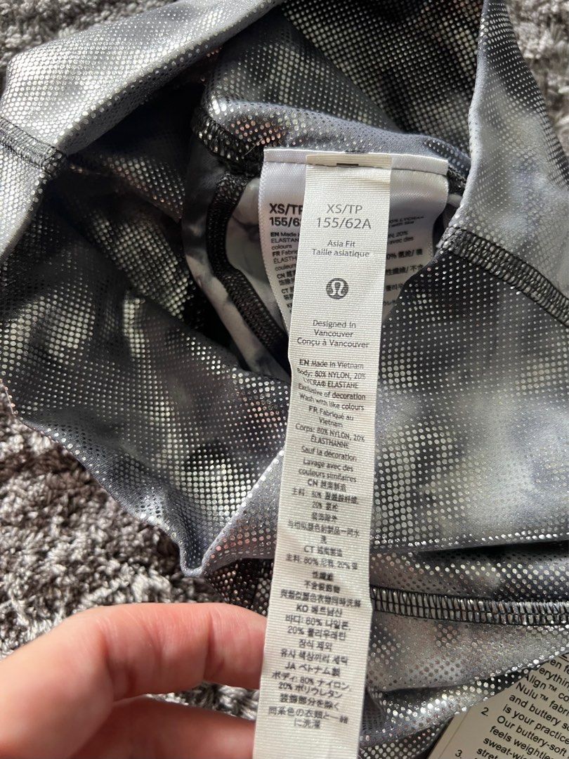Lululemon silver leggings shop