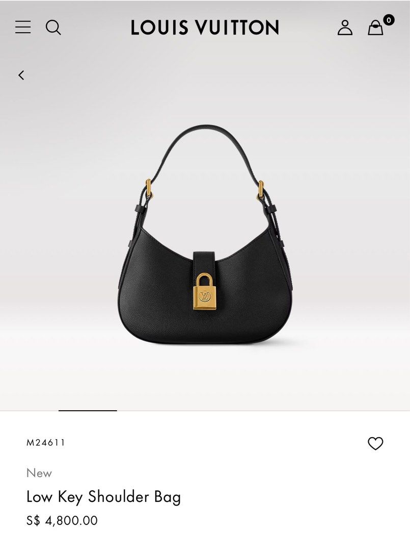 LV low key shoulder bag, Luxury, Bags & Wallets on Carousell