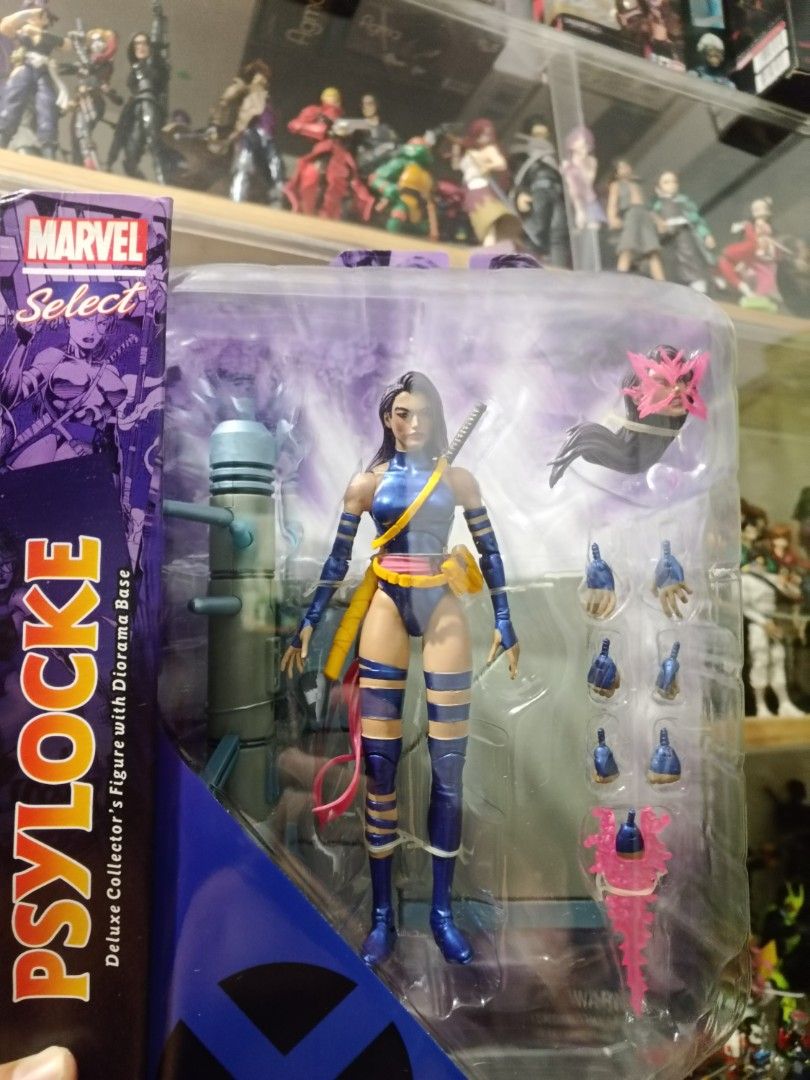 Marvel Select Psylocke (Category: Figurines & Statues) located in Angono. Submitted by killmoore1017 (Listing ID 1309273317, Image 2). Description: BIB out only to take picture and back to box original price 4100.