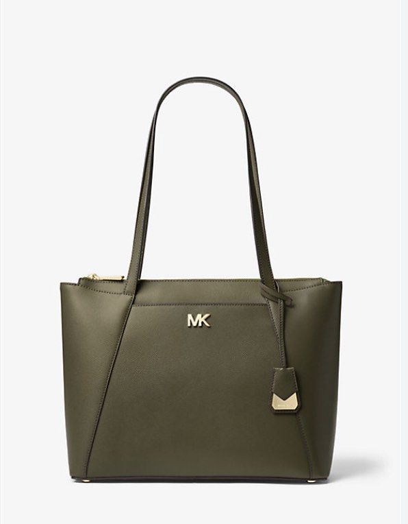 Michael Kors Maddie Medium Crossgrain Leather Tote Luxury Bags Wallets on Carousell