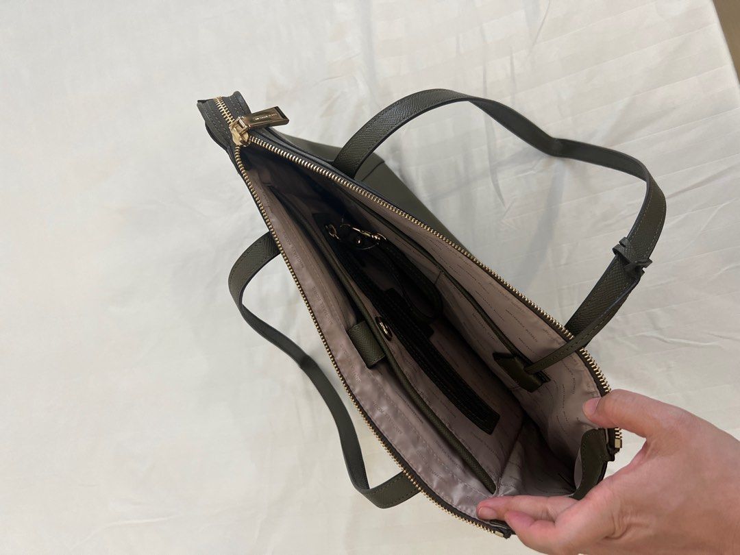 Maddie medium crossgrain leather tote bag new arrivals