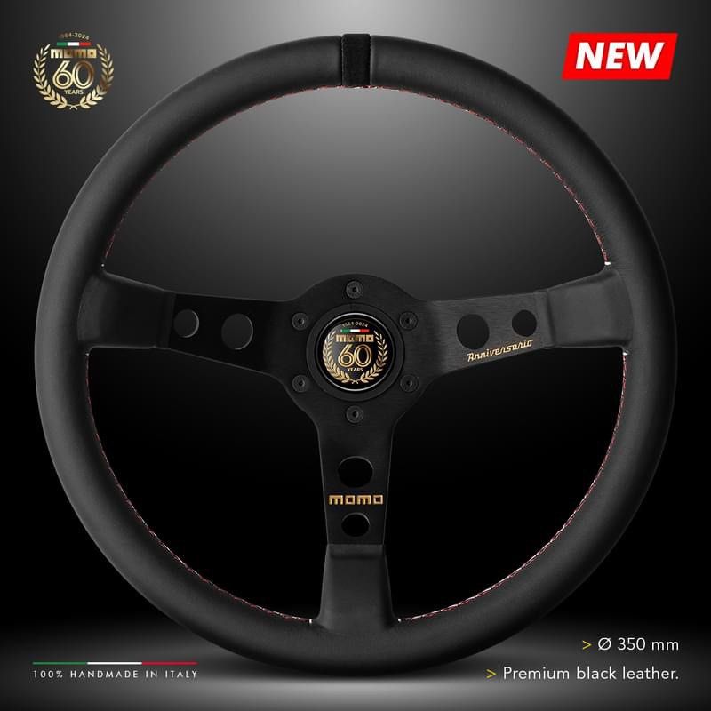 momo Heritage mod07 350mm ステアリング MOMO MODEL.07 BLACK SUEDE