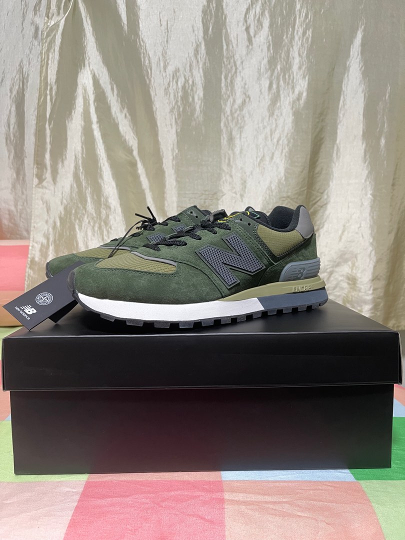 NEW BALANCE X STONE ISLAND U574LGIL Olive