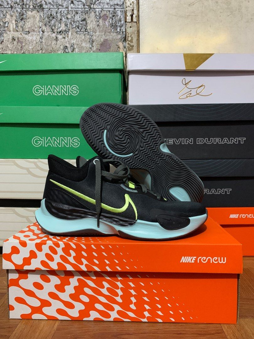 nike renew black and yellow