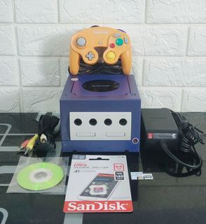 Nintendo GameCube Indigo Unit + Spice Orange Controller | XenoGC + 64gb SD2SP2 M0dded | Full of GameCube & Retro Games