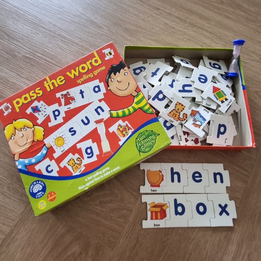 Orchard toys- pass the word spelling game, Hobbies & Toys, Toys & Games on  Carousell