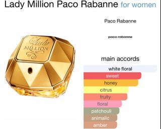 Paco rabanne lady million tester