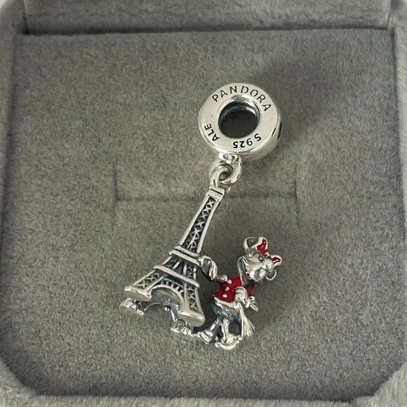 Minnie eiffel tower pandora charm deals