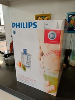 Philips juicer (NEW, never opened)