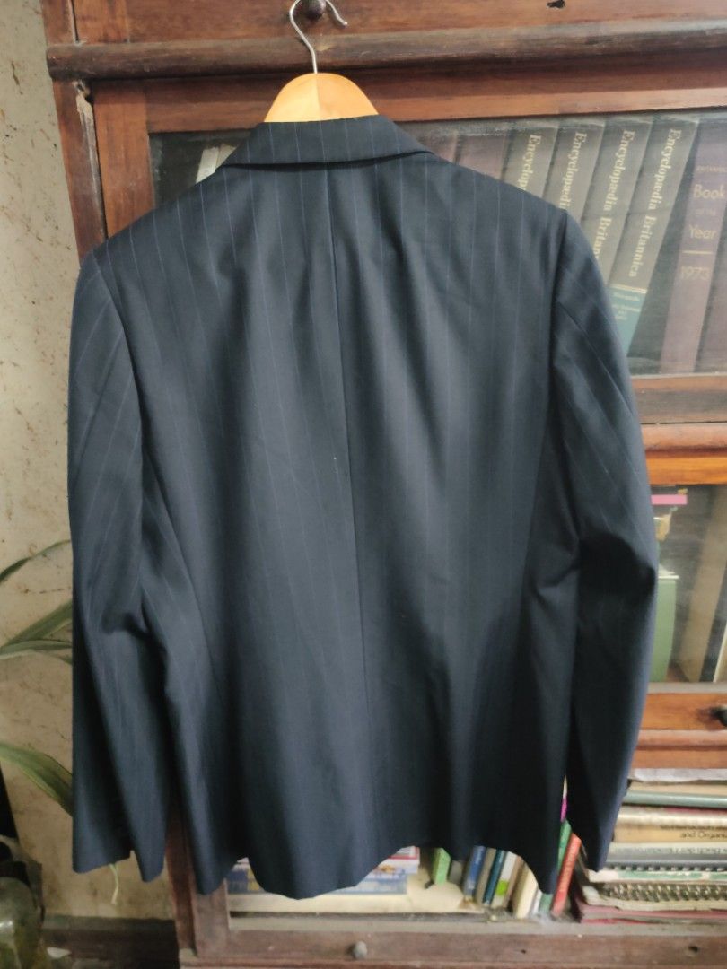 Pinstripe suit by Tommy Hui tailors (Category: Sets & Coordinates) located in Baguio. Submitted by migs_act (Listing ID 1309289232, Image 2). Description: Selling this two piece pinstripe suit by Tommy Hui tailors. Tommy Hui Tailors is based in Hong Kong is known for his bespoke tailoring. The suit features -Pinstripe wool/cashmere blend fabric -No vents -Ticket pockets -Slightly padded shoulders -lapel button hole with contrast stitching - decor