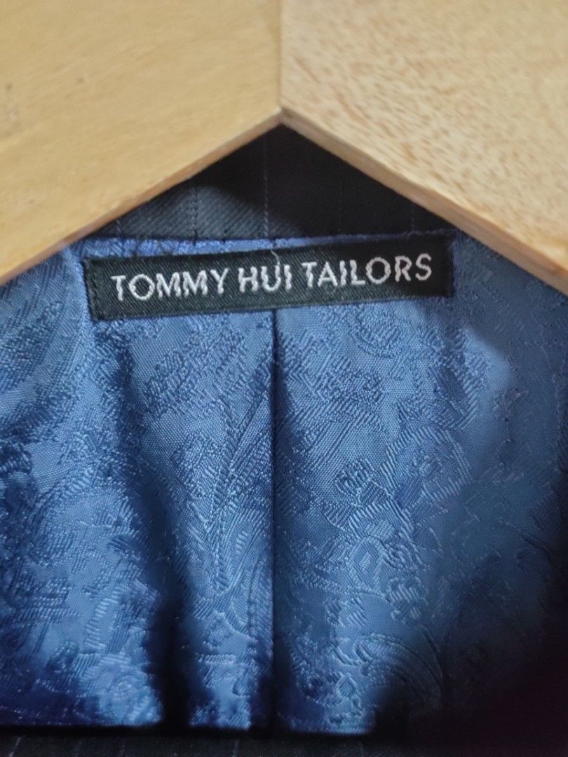 Pinstripe suit by Tommy Hui tailors (Category: Sets & Coordinates) located in Baguio. Submitted by migs_act (Listing ID 1309289232, Image 3). Description: Selling this two piece pinstripe suit by Tommy Hui tailors. Tommy Hui Tailors is based in Hong Kong is known for his bespoke tailoring. The suit features -Pinstripe wool/cashmere blend fabric -No vents -Ticket pockets -Slightly padded shoulders -lapel button hole with contrast stitching - decor