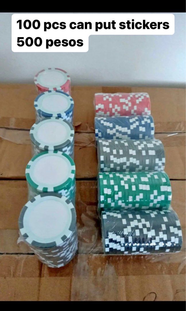 Poker chips (Category: Board Games & Puzzles) located in Manila. Submitted by aaronsee2002 (Listing ID 1309253514, Image 1). Description: price may change.