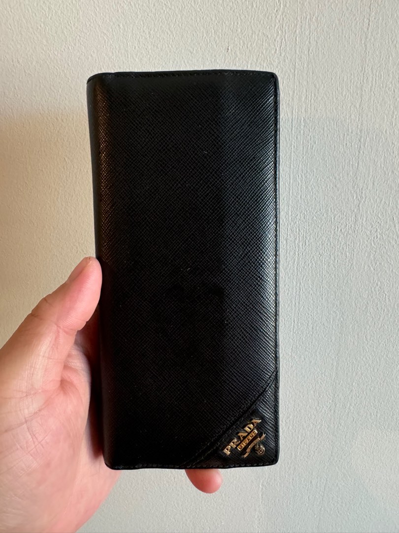 Prada long wallet mens hotsell