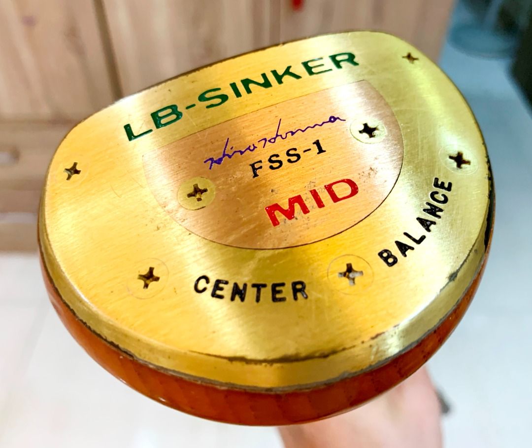 Prestige Hiro Honma Persimmon LB-Sinker FSS-1 Mid Gold Putter - Face Balance