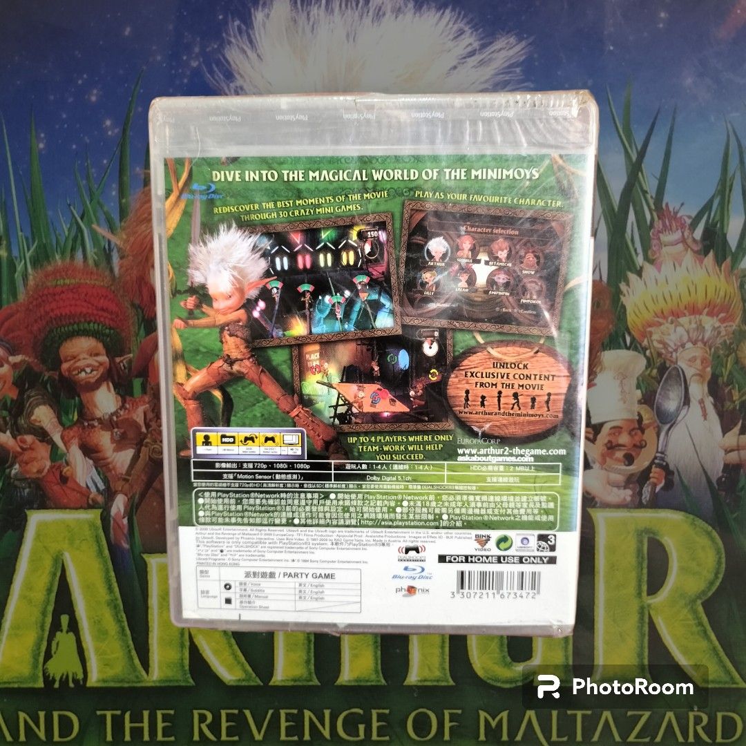 PS3 Game - Arthur and the Revenge of Maltazard (R3) SEALED, Video Gaming,  Video Games, PlayStation on Carousell