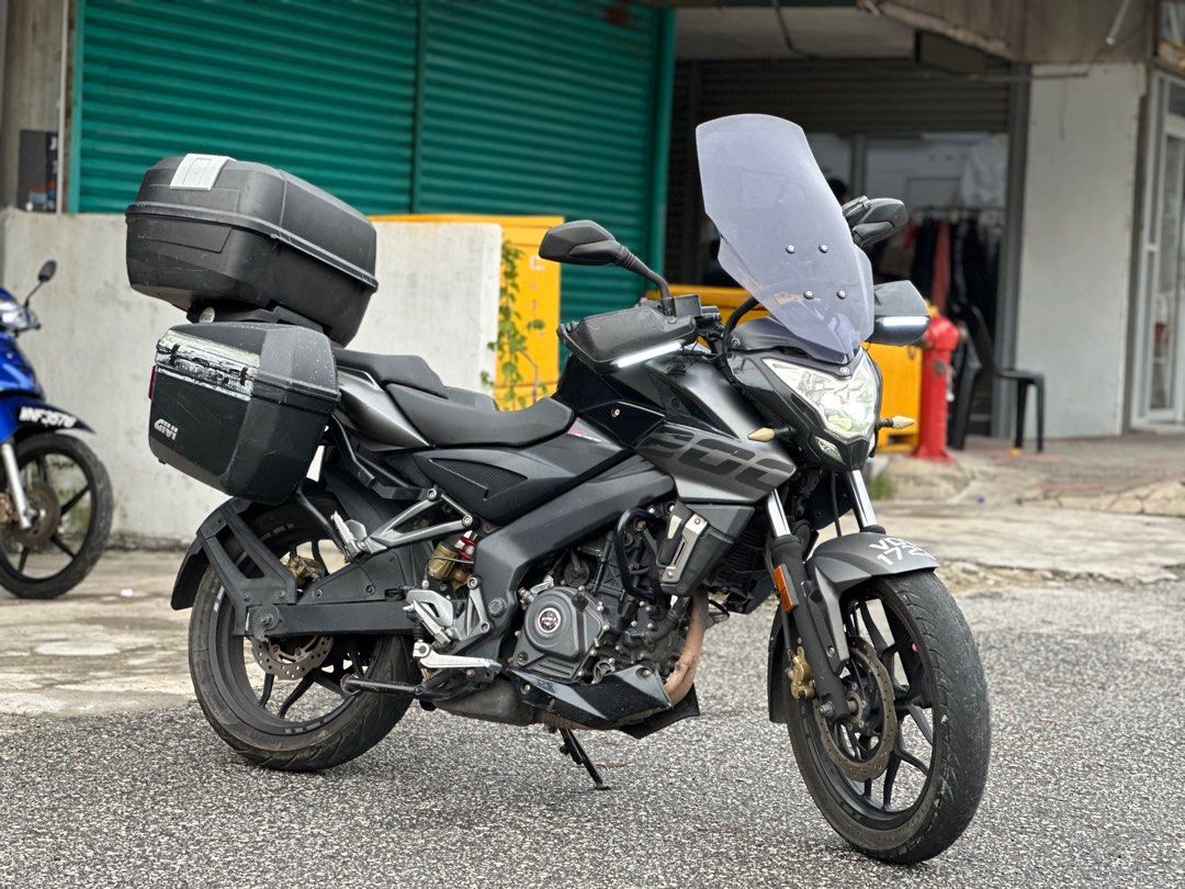 Pulsar NS200 setup Touring Motorbikes on Carousell