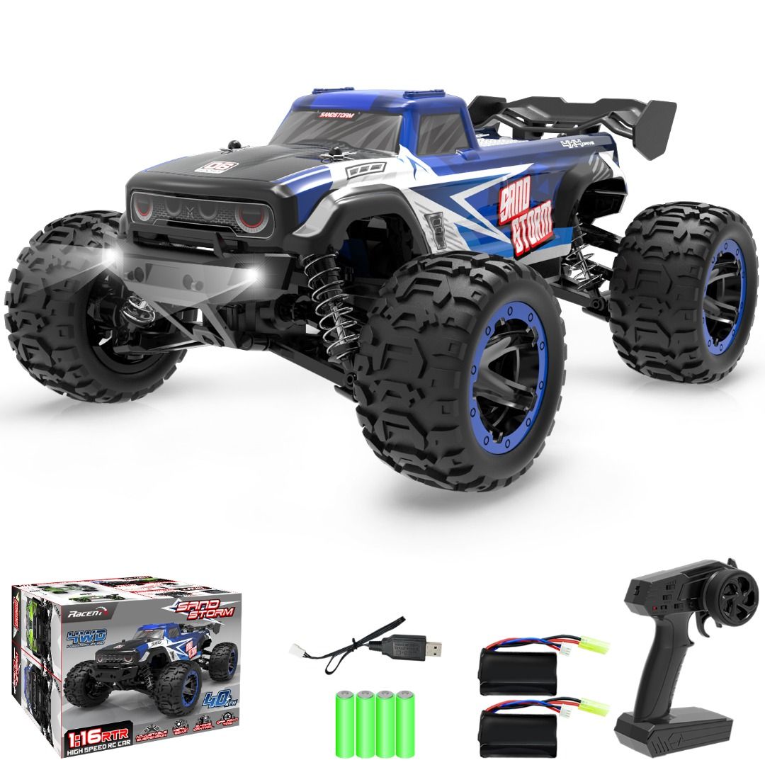 Racent 1 16 High Speed Remote Control Truck 30mph 4WD Fast Off Road Hobbies Toys Toys Games on Carousell