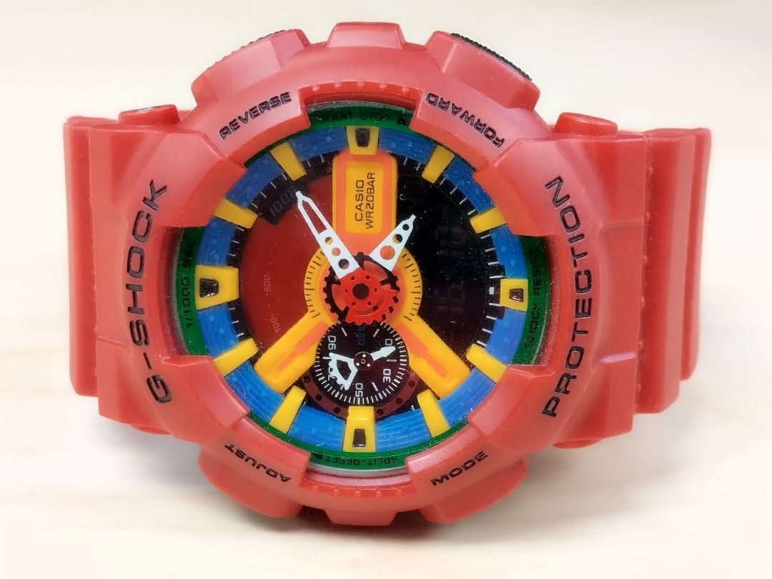 RARE CASIO G Shock Analog Digital Red GA 110FC 1A RETAIL PRICE 378 Men s Fashion Watches Accessories Watches on Carousell