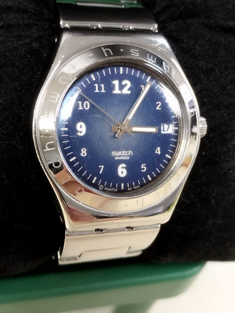 Ladies swatch watch with date online