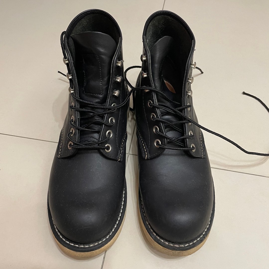 Red Wing 8165 Black Plain−Toe US9 RED WING SHOES 8165 ブラック