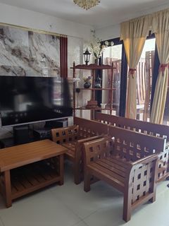 Sala set made of pure mahogany wood with center table! 30k Original Price selling for only 18k  Negotiable!

No Issue!

Pickup GMA, Cavite